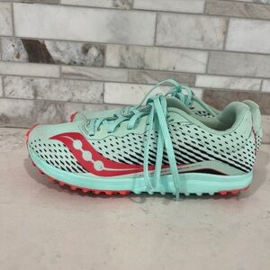 Saucony Kilkenny XC8 Mint Green Women’s Cross Country Track Running Shoes 5.5